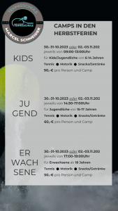 Tennis-Camps in den Herbstferien